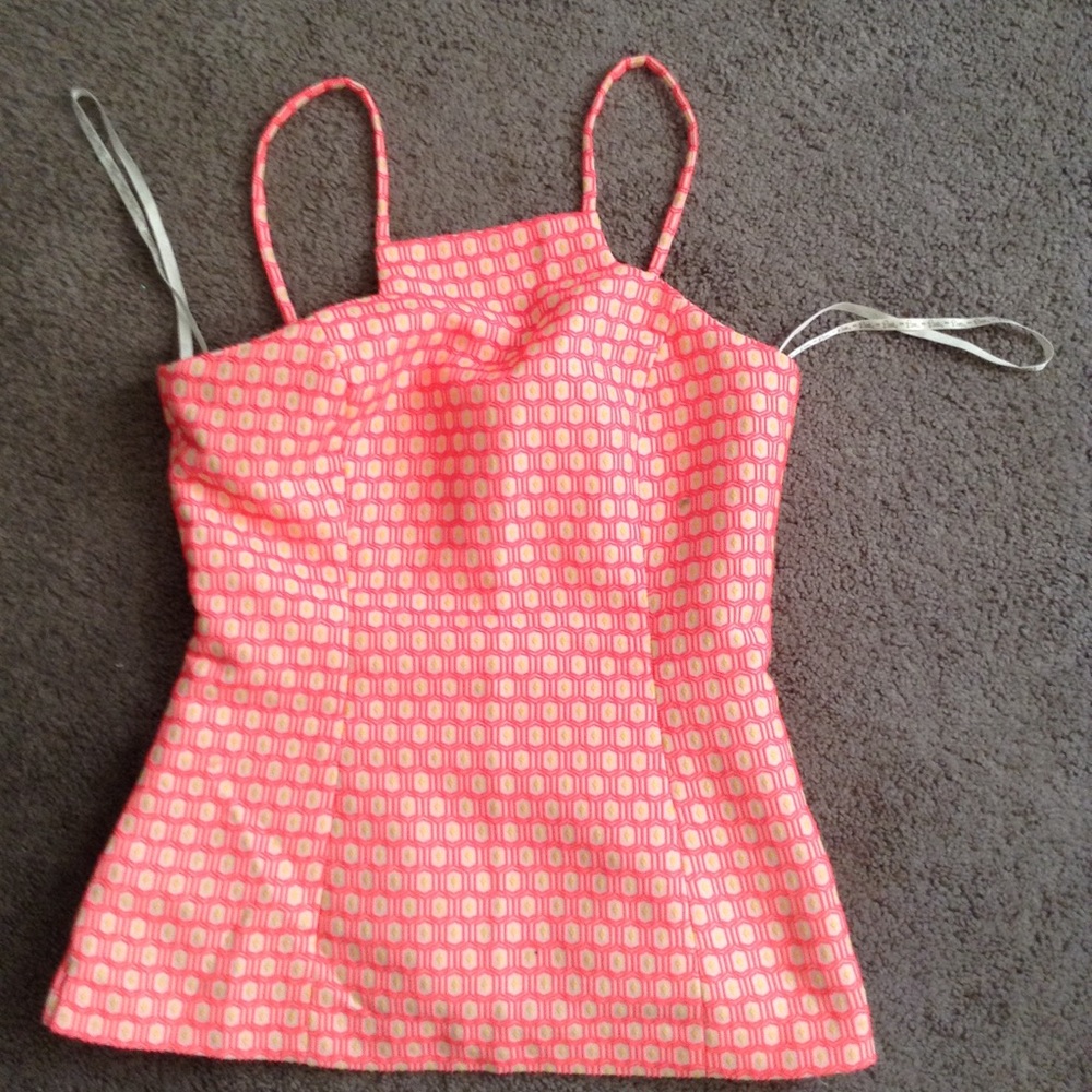Lily Pulitzer pink and yellow top